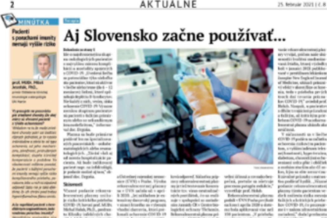 Pacienti s poruchami imunity nemajú vyššie riziko - obrázok